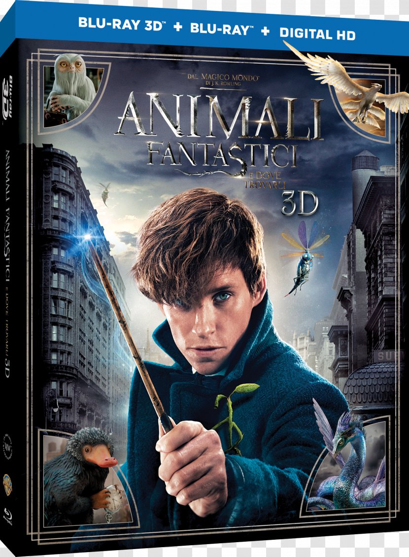 J. K. Rowling Fantastic Beasts And Where To Find Them Blu-ray Disc Ultra HD Newt Scamander - Video Game Software Transparent PNG