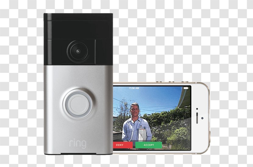 Mobile Phones Door Bells & Chimes Ring Smart Doorbell Wireless - Tree Transparent PNG