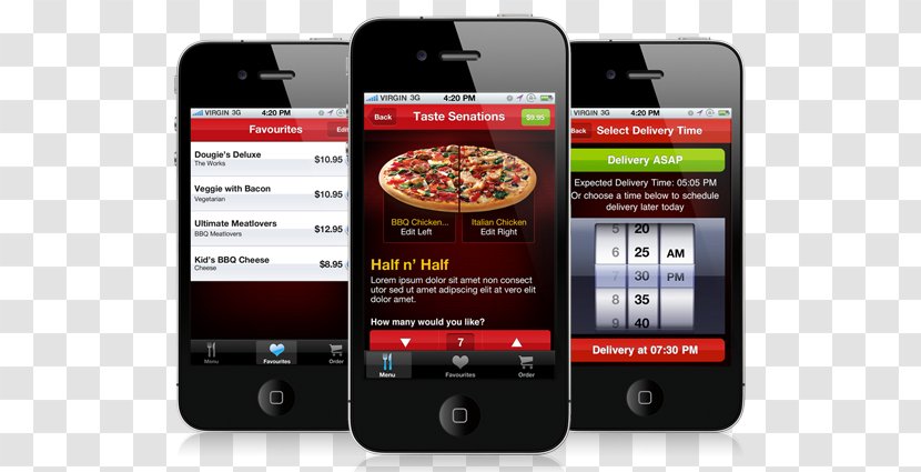 Pizza Hut New York-style Delivery - Cellphone In Restaurant Transparent PNG