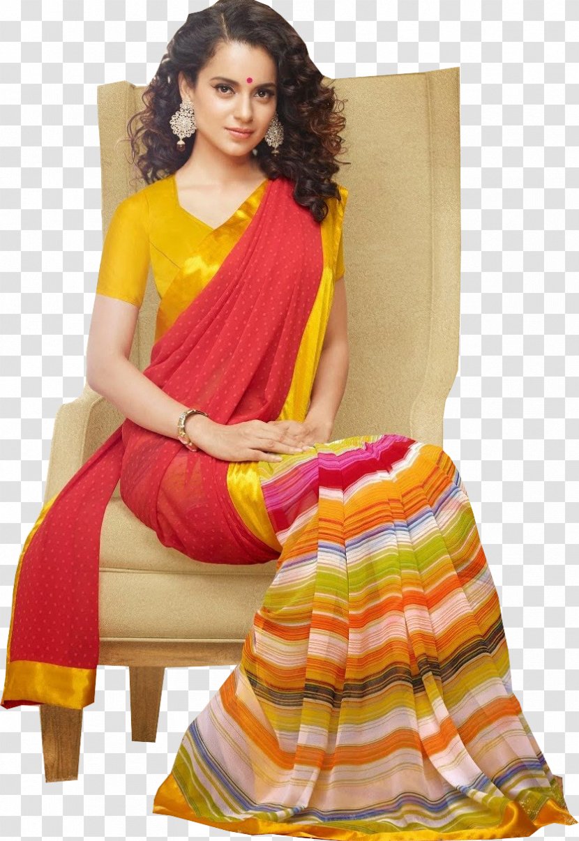 Kangana Ranaut Rangoon Actor Georgette Bollywood - Film Transparent PNG