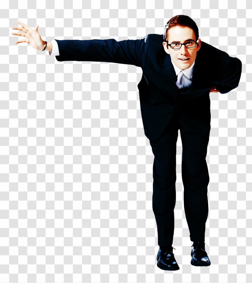 Standing Arm Gentleman Gesture Suit - Businessperson Hand Transparent PNG