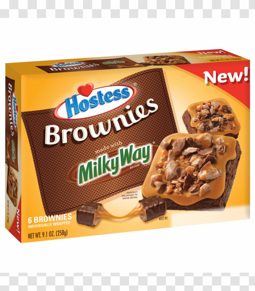 Chocolate Brownie Twinkie Fudge Milky Way - Food - Milk Transparent PNG