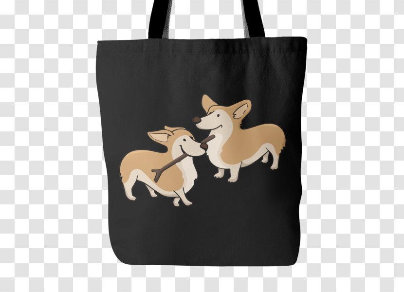 T-shirt Hoodie Pembroke Welsh Corgi Tote Bag Clothing - Zipper Transparent PNG