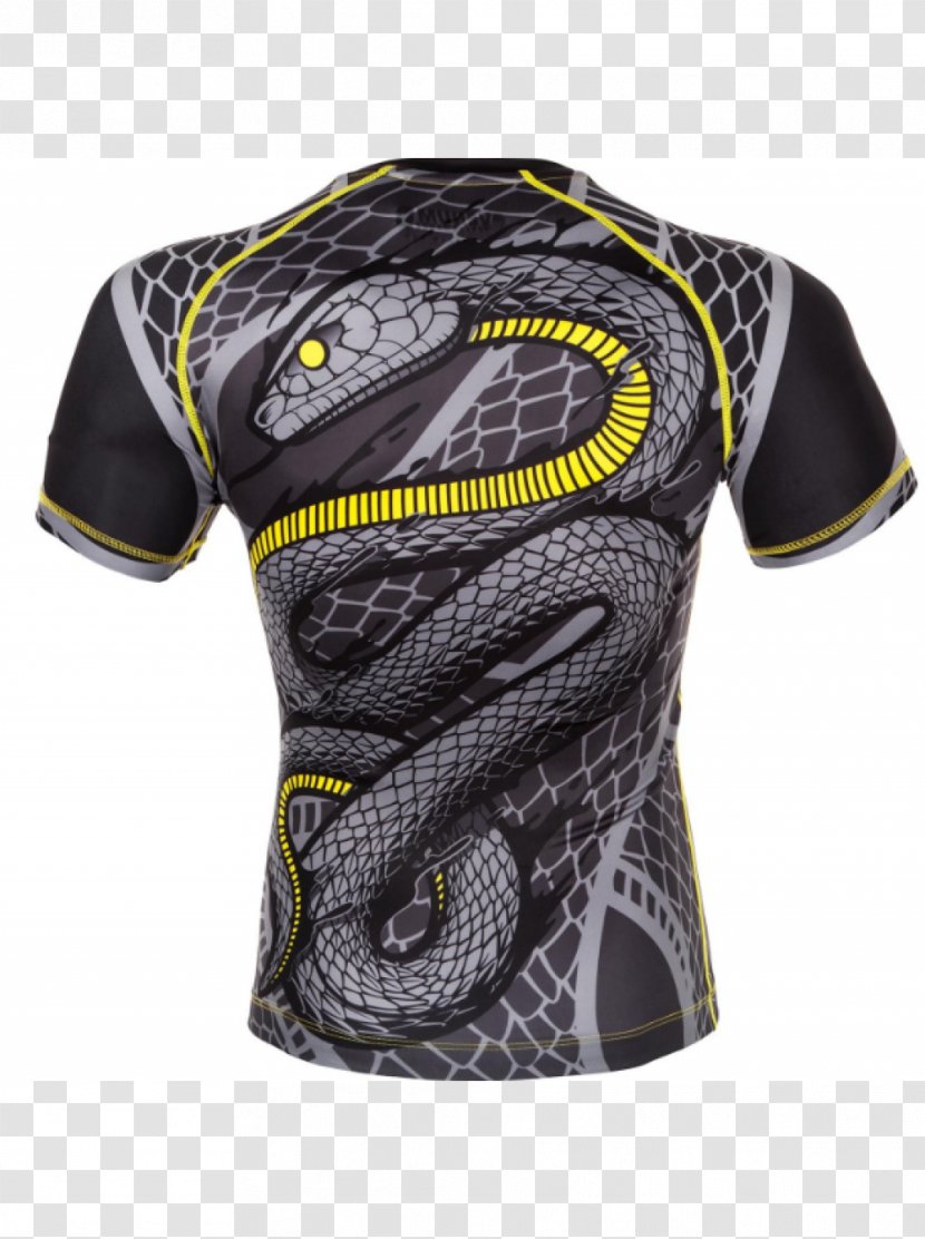 T-shirt Venum Rash Guard Sleeve Shorts - Tshirt Transparent PNG