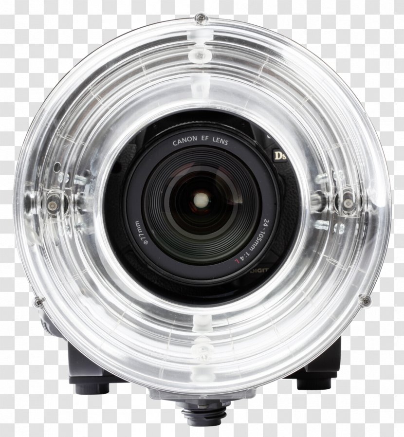 Camera Lens Elinchrom Quadra Ringflash ECO Ring Flash Flashes - Lithiumion Battery Transparent PNG