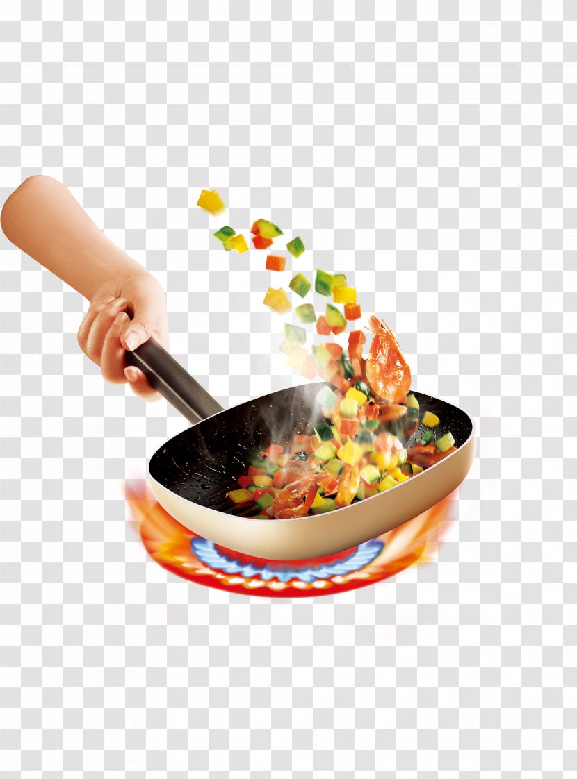 Frying Pan Chinese Cuisine Stir Cooking - Fry Transparent PNG