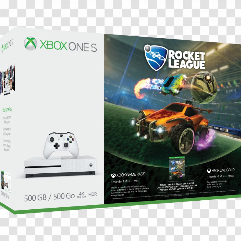 Xbox One S Rocket League FIFA 18 Ultra HD Blu-ray - Multimedia Transparent PNG