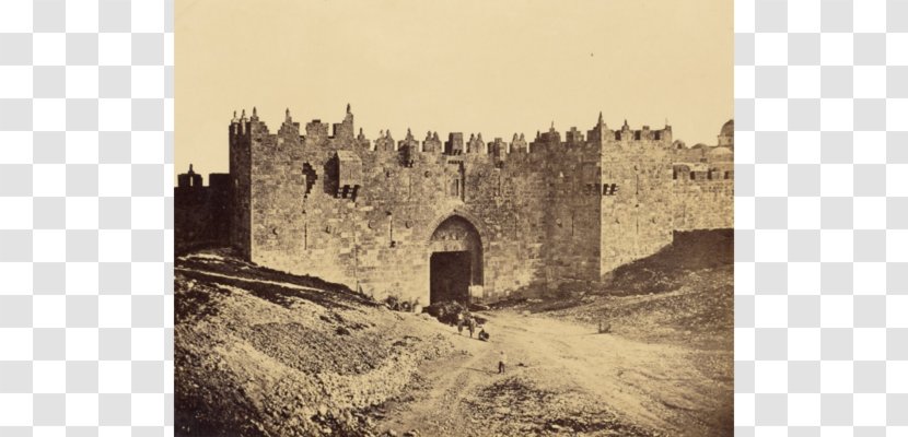 Damascus Gate Old City James Robertson: Pioneer Of Photography In The Ottoman Empire - Medieval Architecture - Sultan Ahmed Mosque Transparent PNG