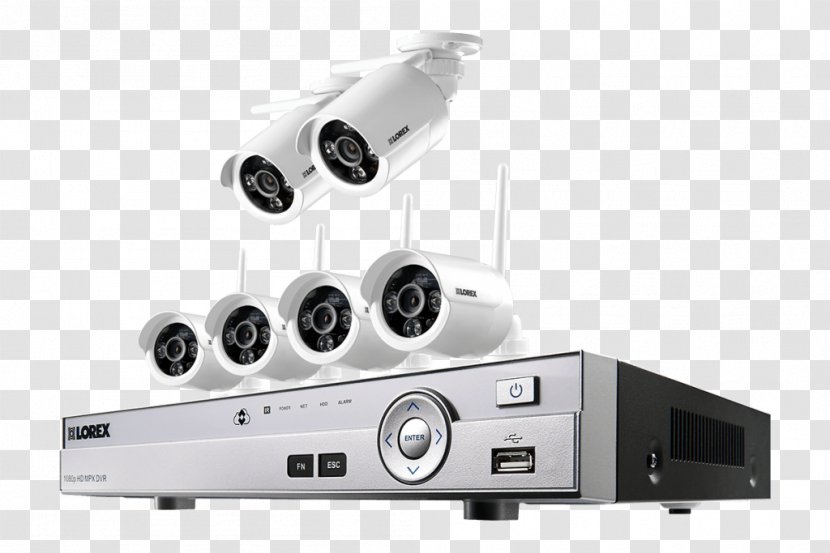 Digital Video Recorders Closed-circuit Television Wireless Security Camera 1080p Lorex Technology Inc - Audio Receiver Transparent PNG
