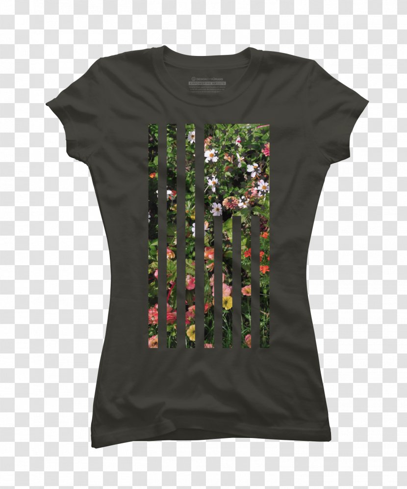 T-shirt Sleeve Brand - Tshirt - Floral Shirt Transparent PNG