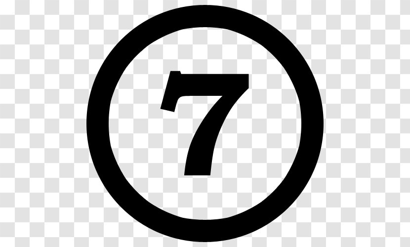 Number 7 - Business - Trademark Transparent PNG