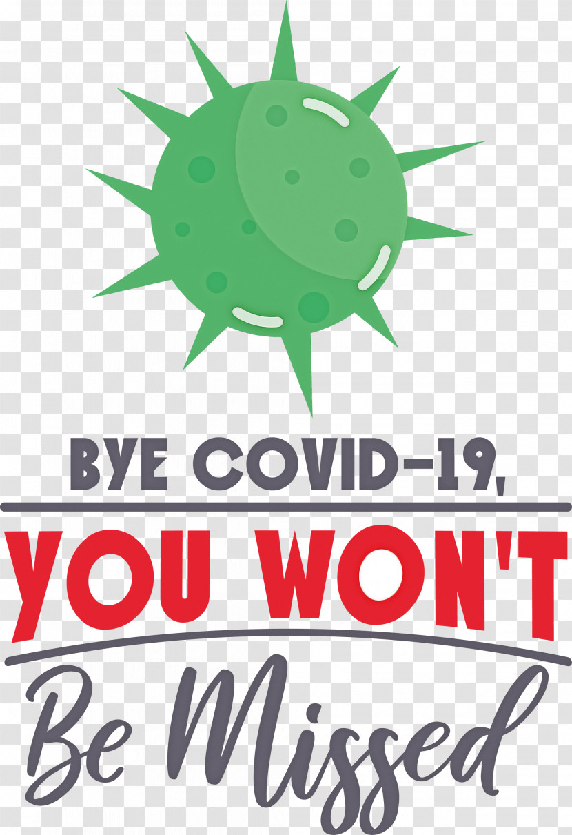 Bye COVID19 Coronavirus Transparent PNG