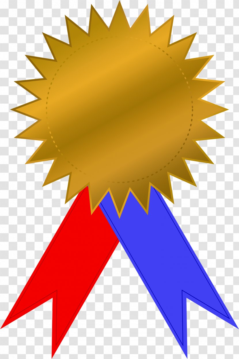 Gold Medal Award Clip Art - Brass Transparent PNG