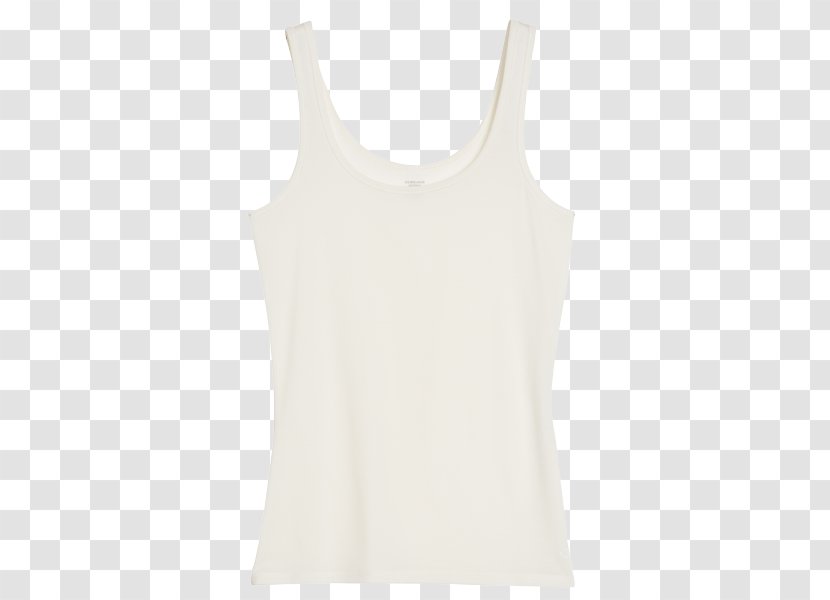 Gilets Undershirt Sleeveless Shirt Shoulder - Neck - White Tank Top Transparent PNG