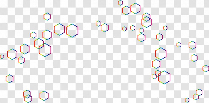 Hexagon Geometry Euclidean Vector Vecteur - Colorful Transparent PNG