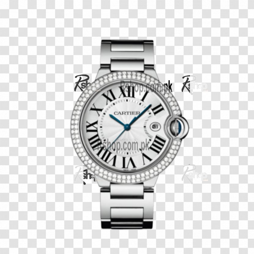 Cartier Ballon Bleu Watch Tank Jewellery - Diamond Transparent PNG