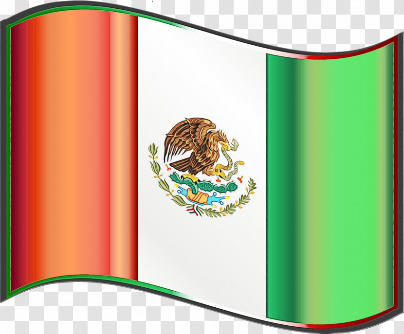 Flag Green Flag Of Mexico Cartoon Font Transparent PNG