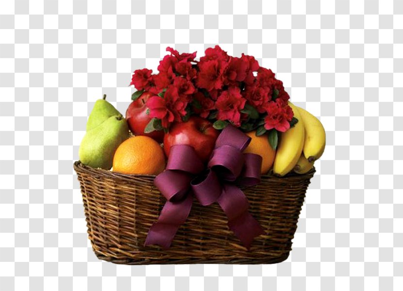 Food Gift Baskets Cut Flowers Floristry - Floral Design - Fruits Basket Transparent PNG