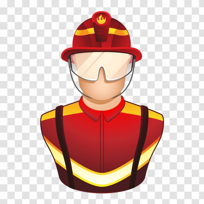 Firefighter Euclidean Vector Icon - Art Transparent PNG