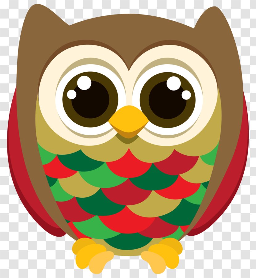 Owls For Kids Christmas Clip Art - Bird - Paper Transparent PNG