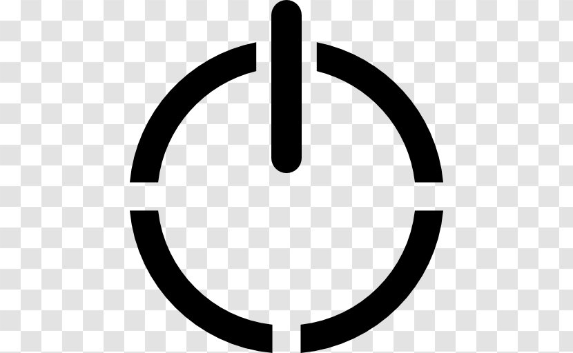 Power Symbol Arrow Sign - Shape Transparent PNG