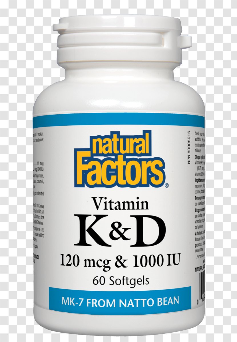 Dietary Supplement Vitamin K2 Natural Factors D3 1000 IU - Organic Peanut Field Transparent PNG