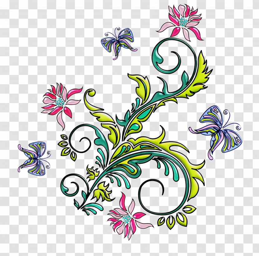 Floral Design Transparent PNG