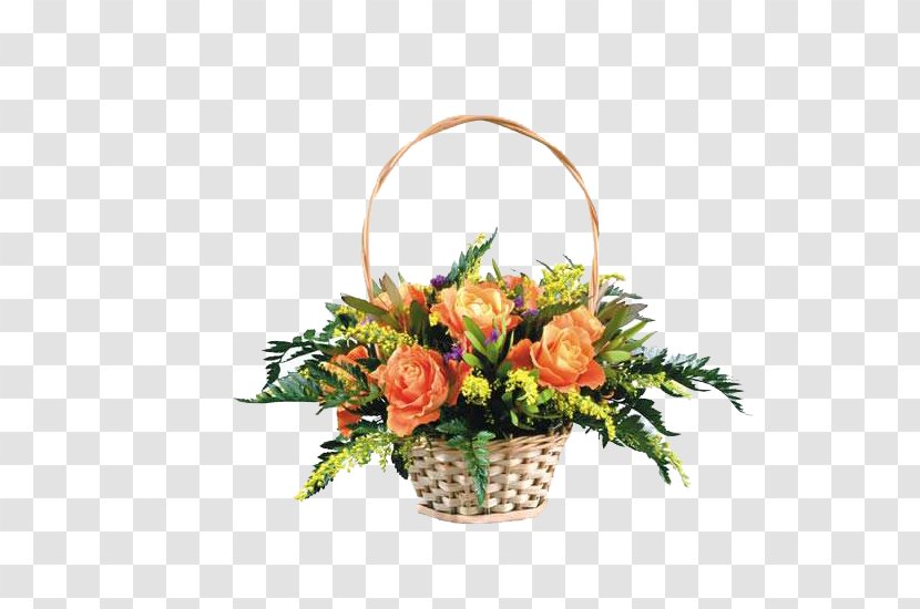 Birthday Flower Bouquet Floral Design Name Day Basket - Wholesale - Rose Transparent PNG