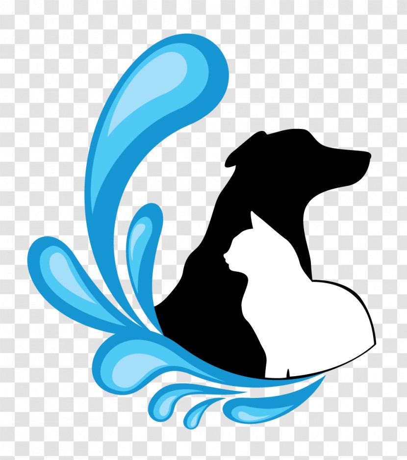 Clip Art Dog Silhouette Vector Graphics Puppy - Fictional Character Transparent PNG