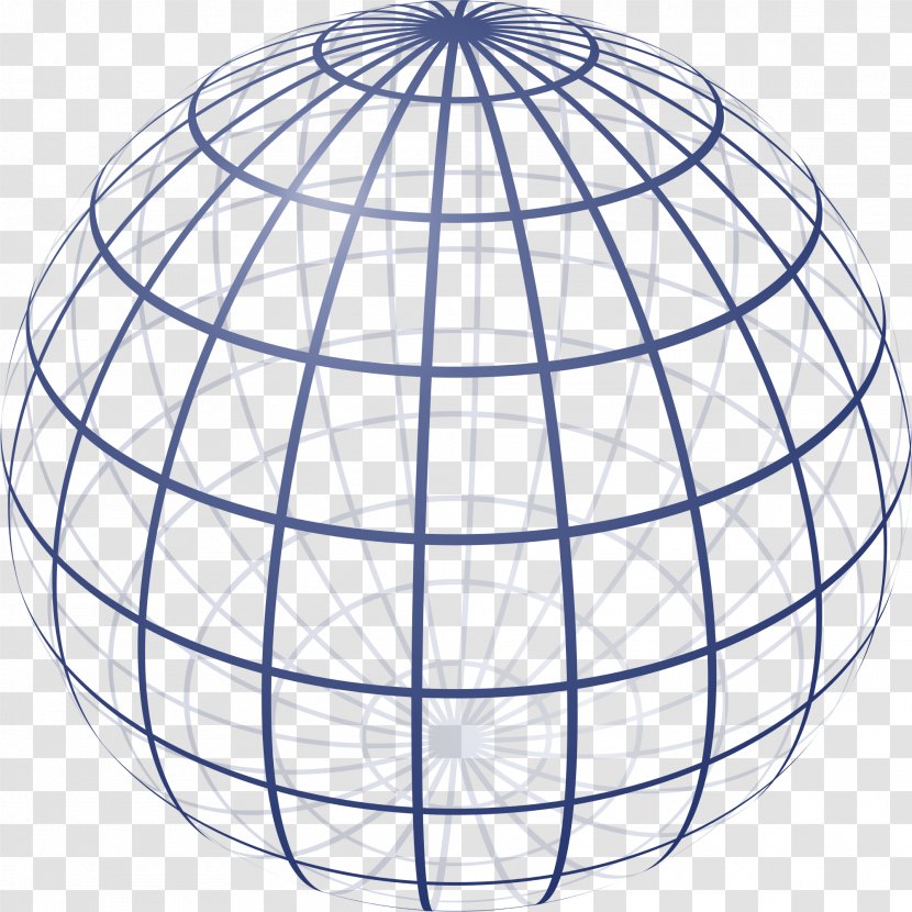 Website Wireframe Wire-frame Model Sphere Globe Drawing - Wiring Diagram Transparent PNG