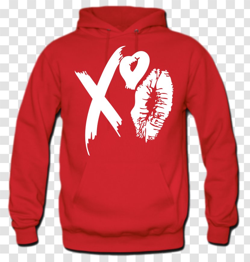 Hoodie T-shirt Clothing Top - Red Transparent PNG