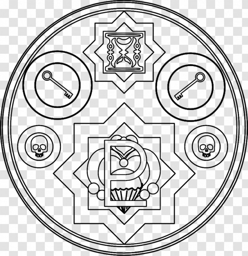 DeviantArt Drawing Artist - Monochrome - Magic Circle Transparent PNG