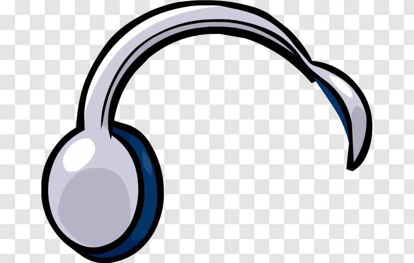 Club Penguin Headphones Clip Art - Audifonos Transparent PNG
