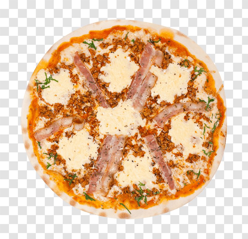 Pizza Italian Cuisine Emmental Cheese Fettuccine Alfredo Quiche - Recipe Transparent PNG