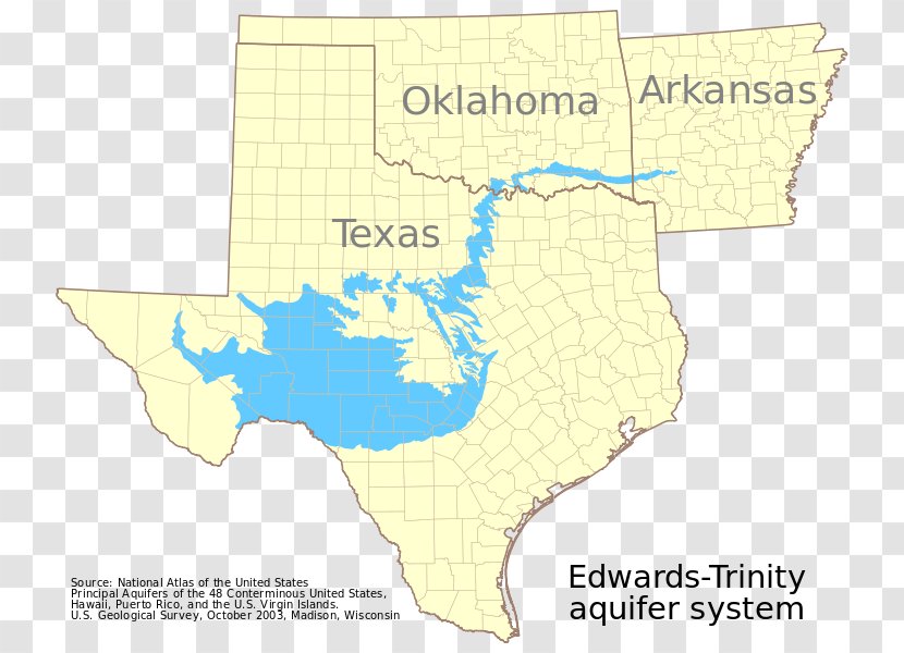 Edwards Aquifer Plateau Ogallala Balcones Fault - Water Resources - Abstract Polygons Transparent PNG