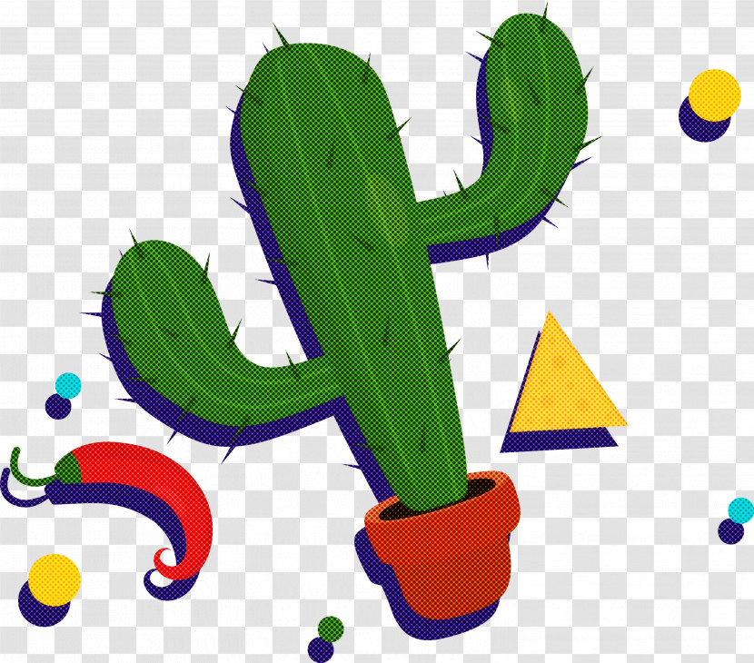 Cactus Cartoon Transparent PNG
