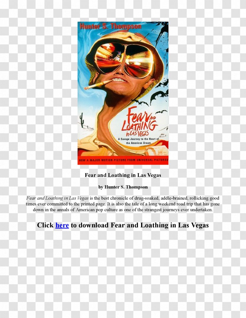 Fear And Loathing In Las Vegas At Rolling Stone Book The Joke's Over - Author Transparent PNG