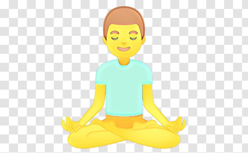 Yoga Cartoon - Gesture Stretching Transparent PNG