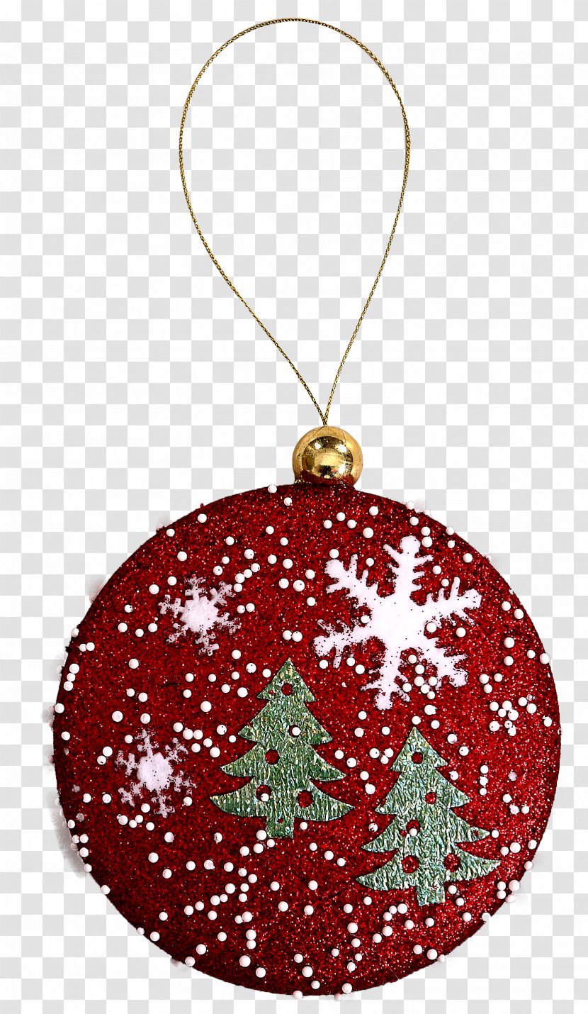 Christmas Ornament Maroon Transparent PNG