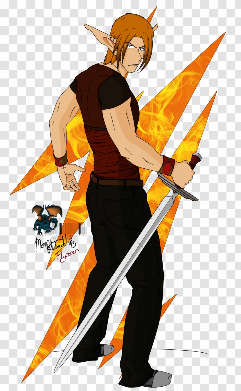 Costume Design Cartoon Character Weapon - Silhouette Transparent PNG