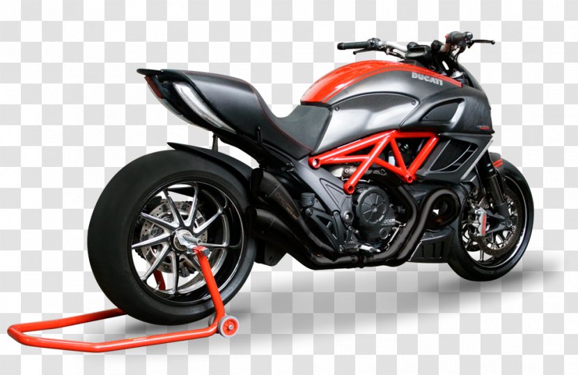 Exhaust System Car Ducati Monster 696 Diavel - Motorcycle Transparent PNG