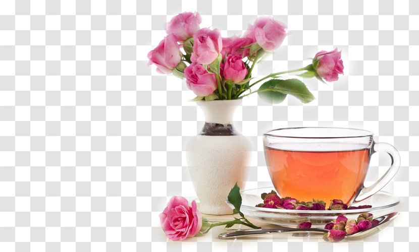 Desktop Wallpaper Morning Tea Evening - Cut Flowers Transparent PNG