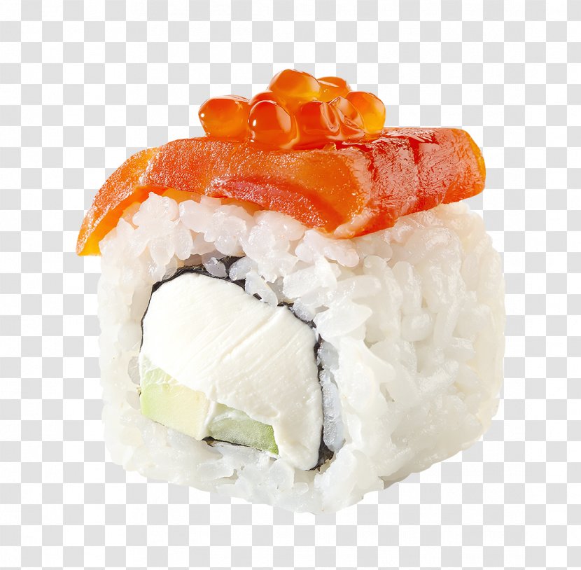 Sushi California Roll Makizushi Pizza Smoked Salmon - Garnish Transparent PNG