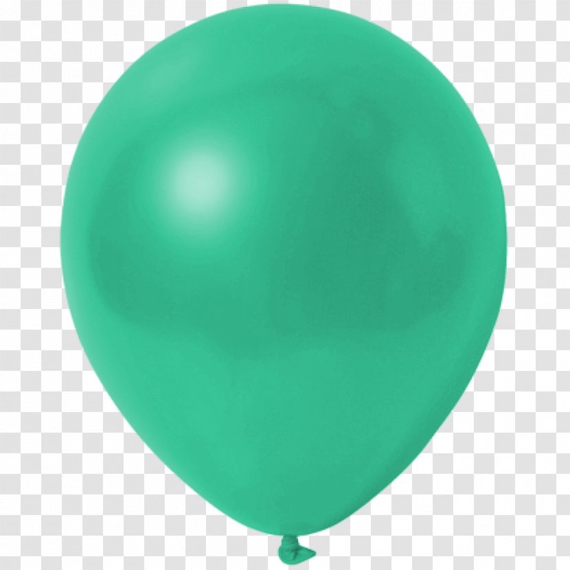 Toy Balloon Plastic Turquoise Helium Transparent PNG