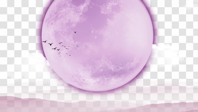 Purple Sphere Wallpaper - Violet - Moon Transparent PNG