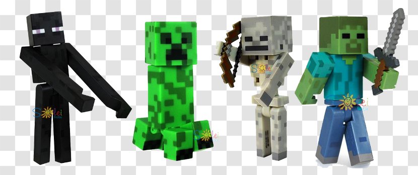 Minecraft Action & Toy Figures Video Game - Watercolor - Skeleton Transparent PNG