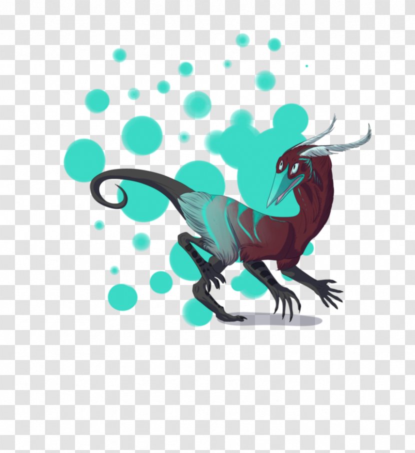 Horse Turquoise Organism Clip Art - Mythical Creature Transparent PNG