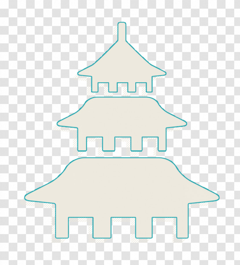 Pagoda Icon Chinese Pagoda Icon Japanese Culture Icon Transparent PNG