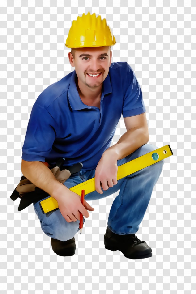 Construction Worker Blue-collar Engineer Workwear Handyman - Job Personal Protective Equipment Transparent PNG
