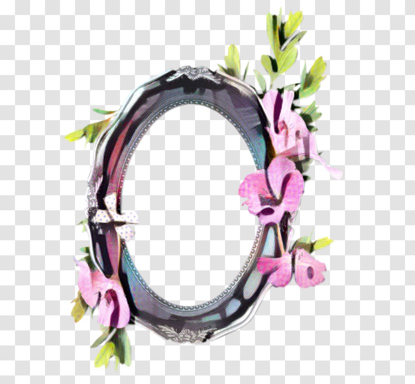 Pink Flower Frame - Plant - Hair Accessory Transparent PNG
